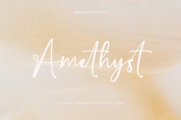 Amethyst: Discover the Elegant Handwritten Script Font