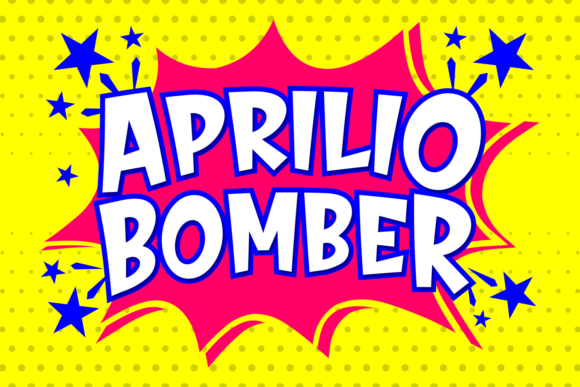 Aprilio Bomber: A Striking Script for Dynamic Designs