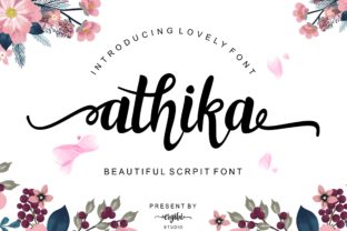 Athika: A Modern Script Font for Distinctive Branding
