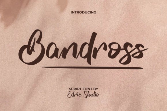 Bandross: The Bold Script Font That Demands Attention
