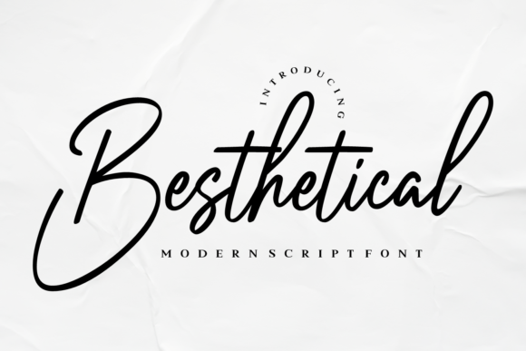 Besthetical: The Modern Script Font for Elegant Design