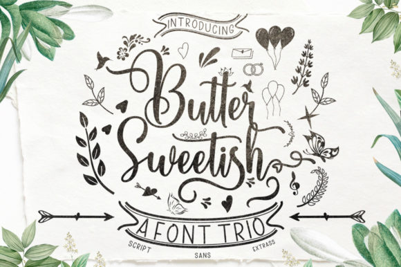 Butter Sweetish: A Trio Font for Modern Creative Projects