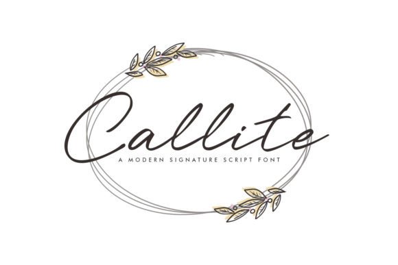 Callite: A Modern Script Font for Standout Designs