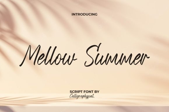 Designing with Mellow Summer: A Fresh Approach to Modern Typography