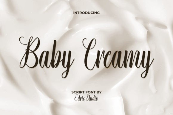 Exploring the Elegance of the Baby Creamy Font