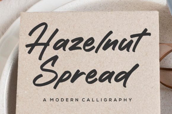 Hazelnut Spread: Sweeten Your Designs with This Cozy Font