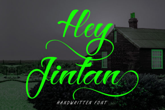 Hey Jintan: A Script Font That Balances Style and Function
