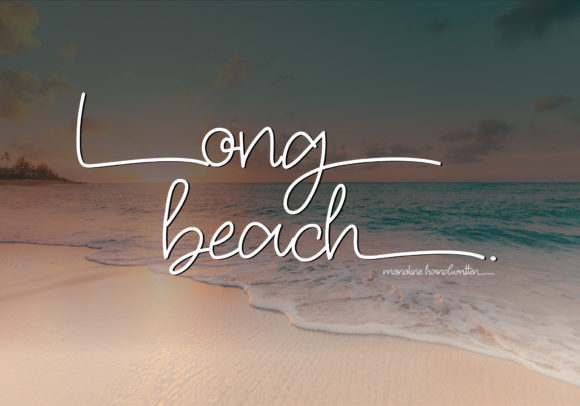 Long Beach: A Script Font That Captures Handwritten Charm