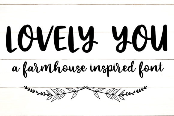 Lovely You: The Whimsical Script Font for Modern Creators