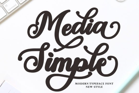 Media Sample: A Script Font That Balances Charm with Elegance