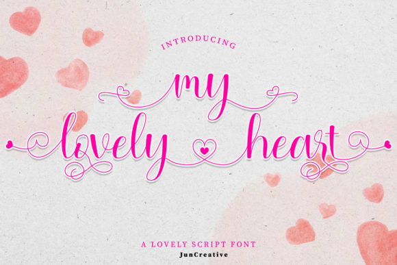 My Lovely Heart: A Refined Script for Modern Branding