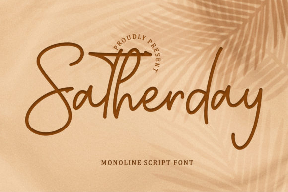 Satherday: A Script Font for Modern, Elegant Design