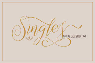 Singles: A Script Font for Elegant and Timeless Design