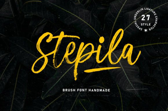 Stepila: A Script Font for Elegant, Handwritten Designs