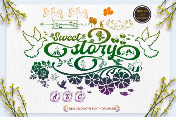 Sweet Story: A Whimsical Script Font for Creative Projects