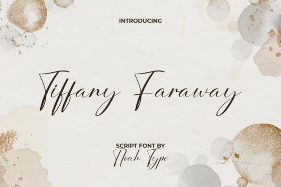 Tiffany Faraway: A Signature Font That Feels Like a Handwritten Note